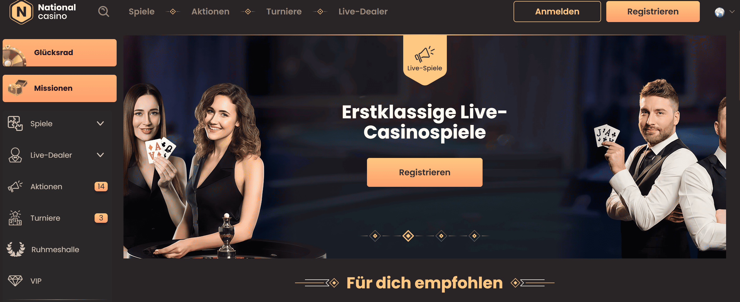 National Casino Willkommensbonus