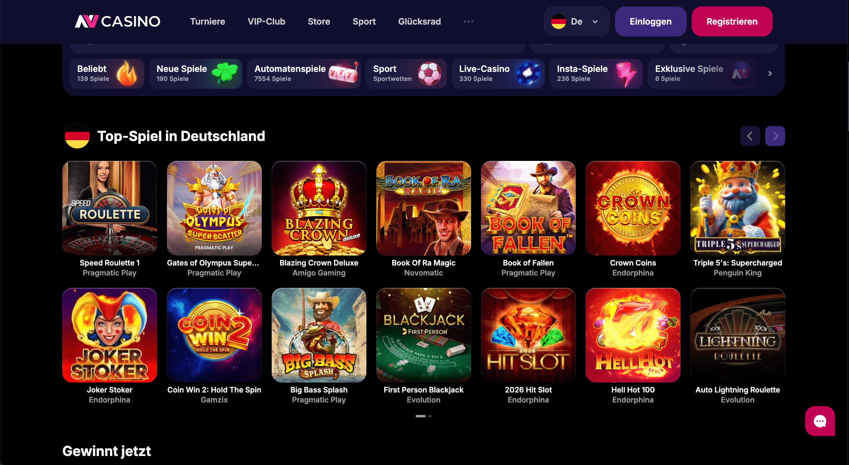 NV Casino Screenshot